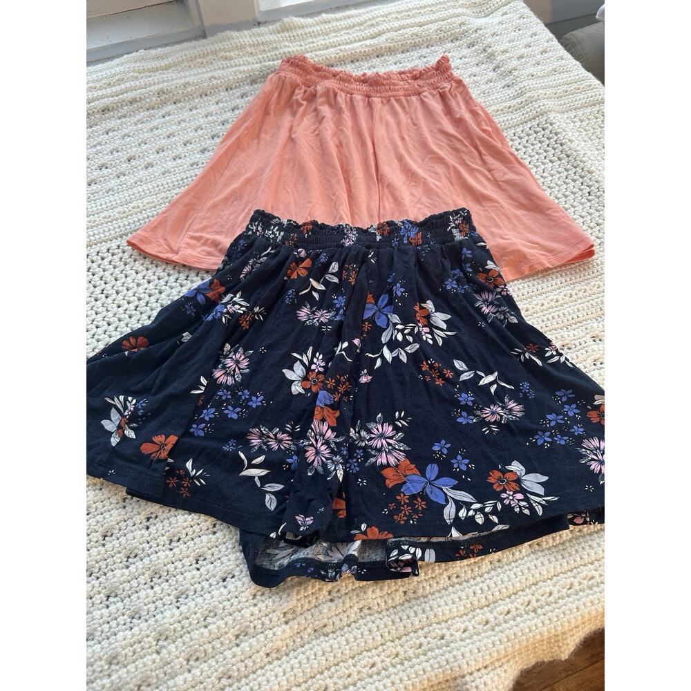 Bixby From Stitch Fix Girls Size 8-10 Skirts (2) Peach And Flowers Flowy & Soft